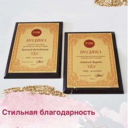Стильна подяка - диплом з логотипом! Стильна подяка - диплом з логотипом!